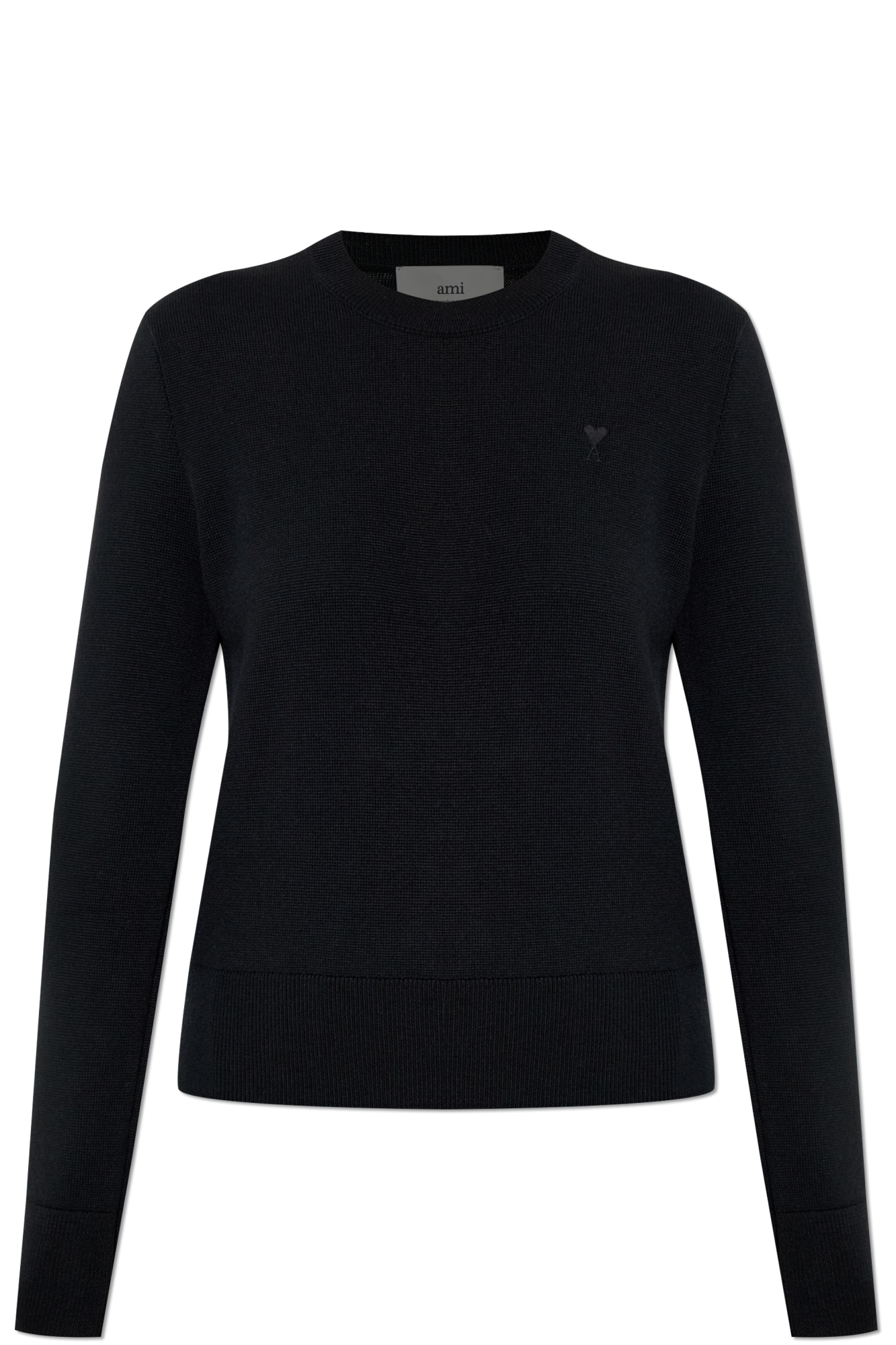 Black Wool sweater Ami Alexandre Mattiussi - Vitkac Australia